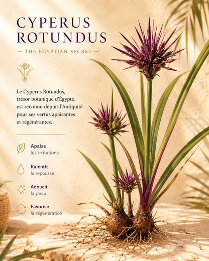 Kemira™ — Sérum Anti-Repousse au Cyperus Rotundus
