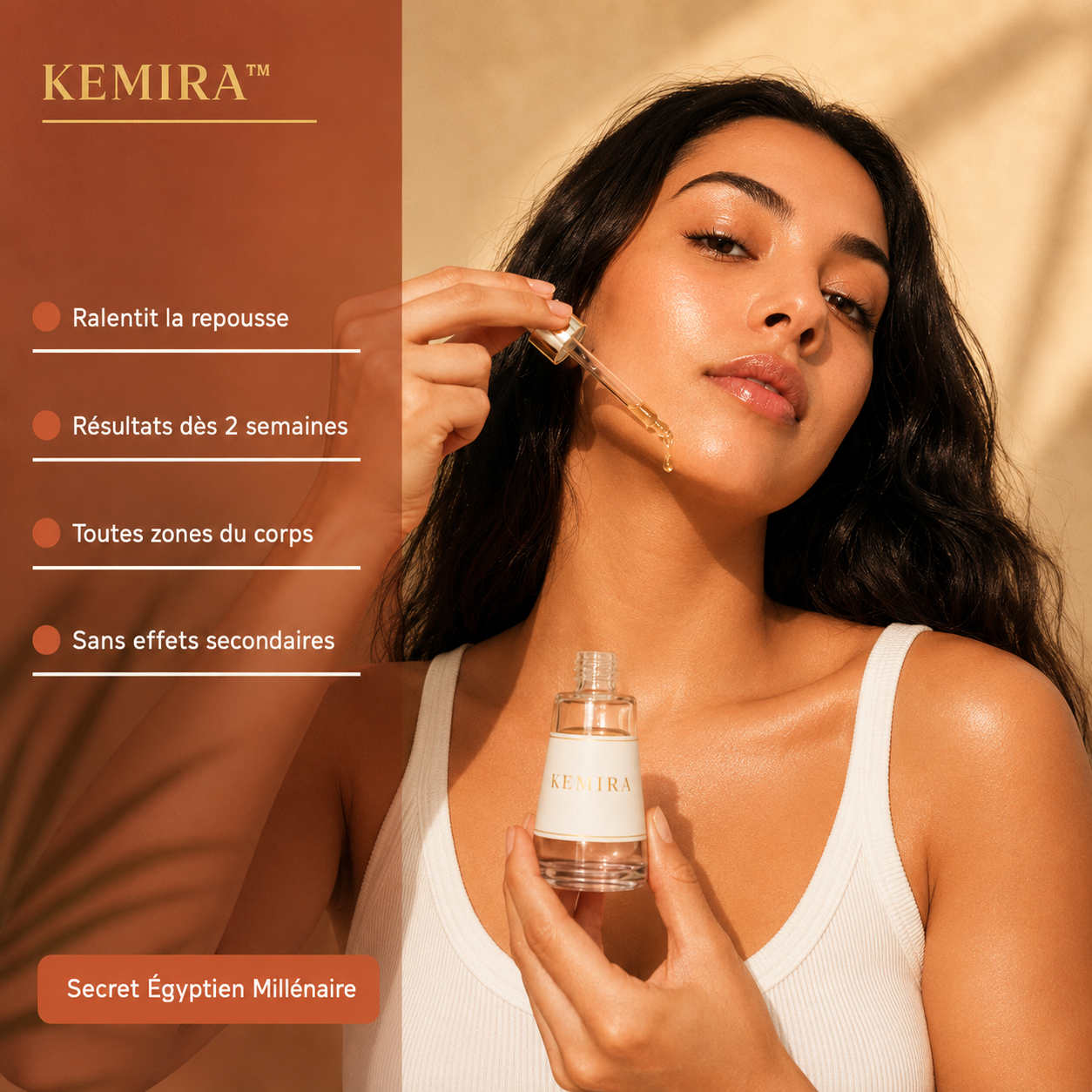 Kemira™ — Sérum Anti-Repousse au Cyperus Rotundus