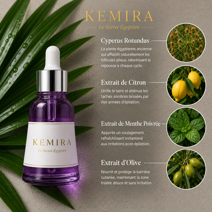 Kemira™ — Sérum Anti-Repousse au Cyperus Rotundus