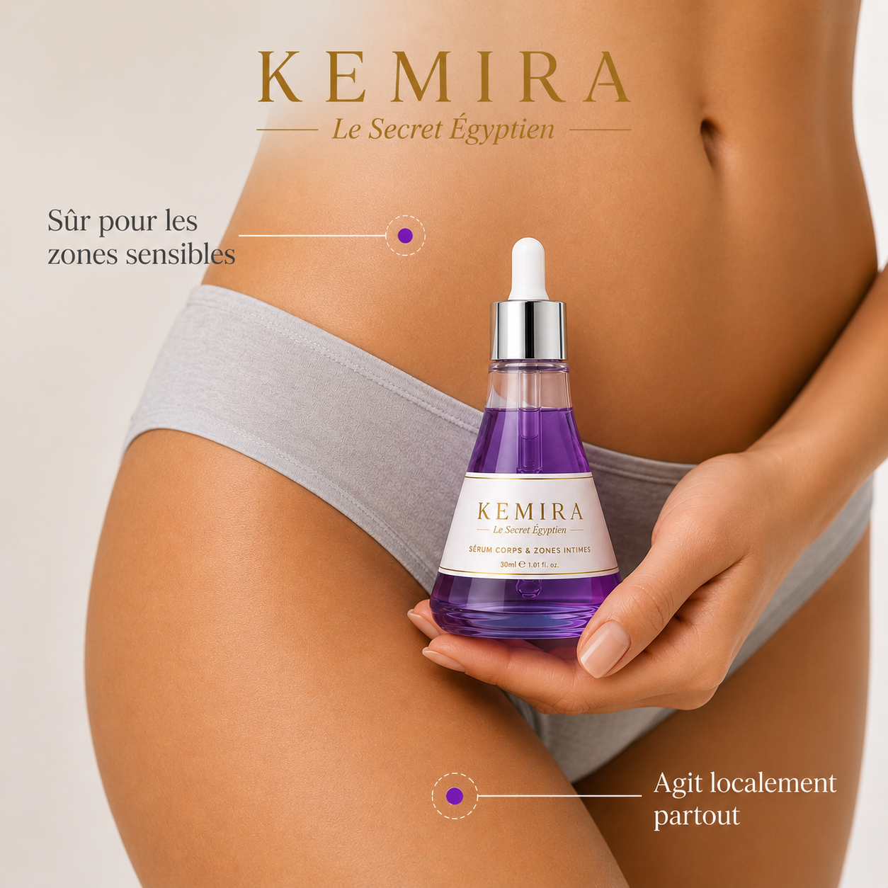 Kemira™ — Sérum Anti-Repousse au Cyperus Rotundus